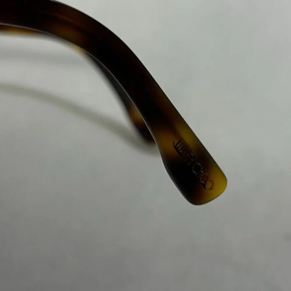Jimmy Choo Eyeglasses Sunglasses Frames Only 160 BHZ 140 Gold